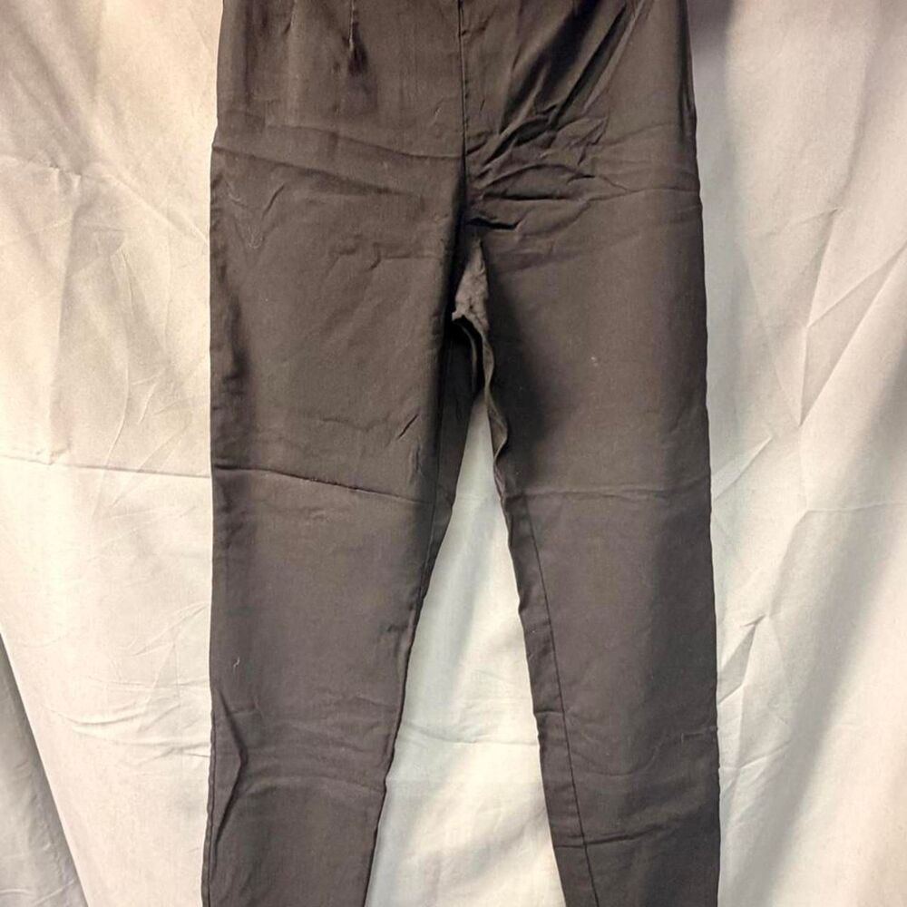 Time-and-tru Women's Black and Grey Trousers